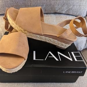 Wedge Sandals (wide) Only Worn Once!